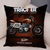 Colorful Motorcycle Cushion Cover Decor Vintage Style Bike Race  Pillowcase Soft Plush Pillow Case for Sofa Home Car 45x45cm