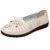 Mother Sandals Women's Summer Shoes Flat-bottomed Leather Shoes Non-slip Soft-soled Ladies Hole Shoes