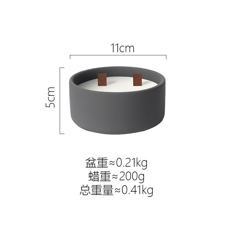 DIY Cement Candle Container, Stylish and Durable, Empty Cup for Wax Pouring and Aromatherapy, Perfect for Home Décor and Gifts