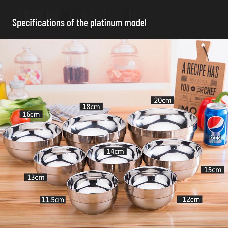 AnYi 304 Stainless Steel Bowl Set