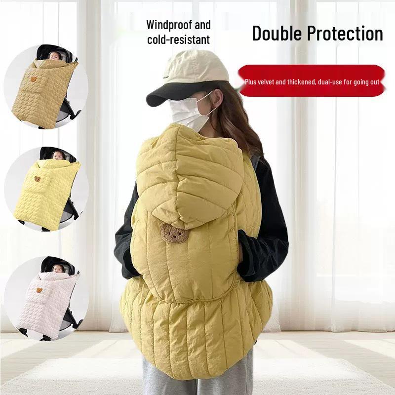 Windproof Stroller & Baby Carrier Blanket - Winter & Autumn Cloak