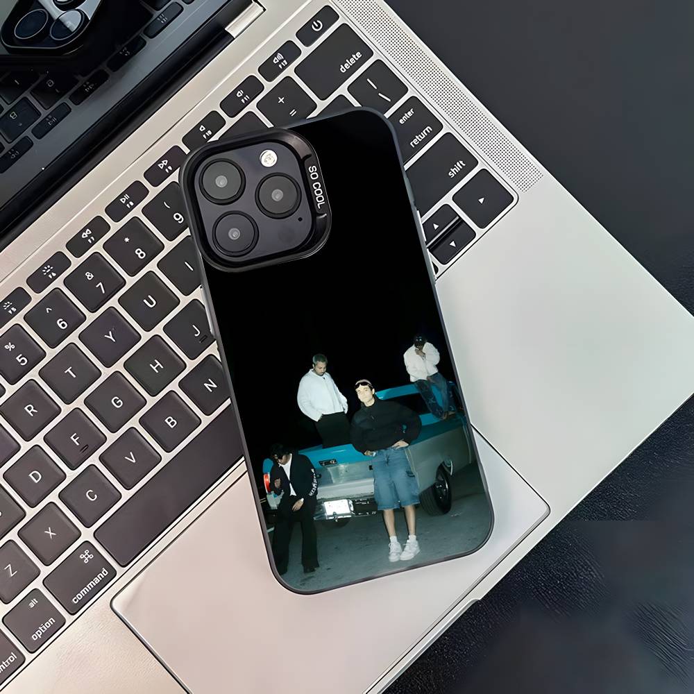 Latin Mafia Music Group Phone Case For iPhone 17,16,15,14,13,12,11,Pro,XS,Max,Plus,Mini,SE4,E Black Matte Shockproof Cover
