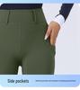 Women's High Waist Equestrian Riding Pants - Full Seat Silicone, Non-slip, Wear-resistant, Tight Fit with Pockets