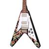 Epiphone Jimi Hendrix Picături de dragoste Flying V Inspirat de Gibson Custom Jimi Hendrix Epiphone