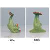 Cartoon Frog Glasses Holder Eyeglass Display Stand Frog Figurine Statue Desktop Decoration Sunglasses Eyewear Keeper Spectacle Display Rack