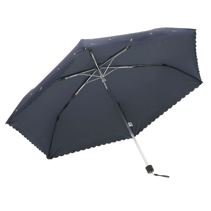 NATURAL BEAUTY Sun F for Both Sunny and Rainy and with a Dark Coating On the Umbrella, Navy, (Suitable Days, Lightweight, Heat-blocking,