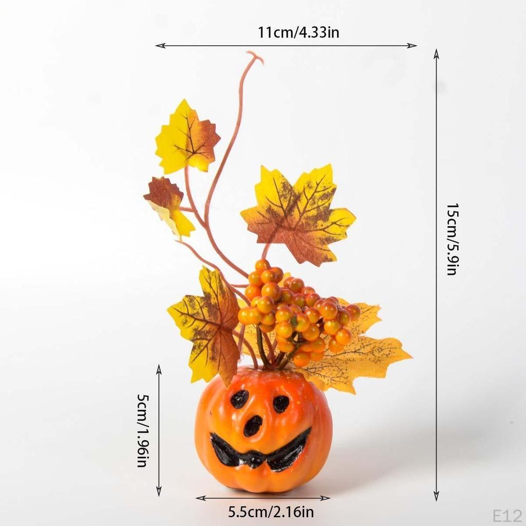 Pumpkin Maple Bonsai Centerpiece for Autumn Celebrations
