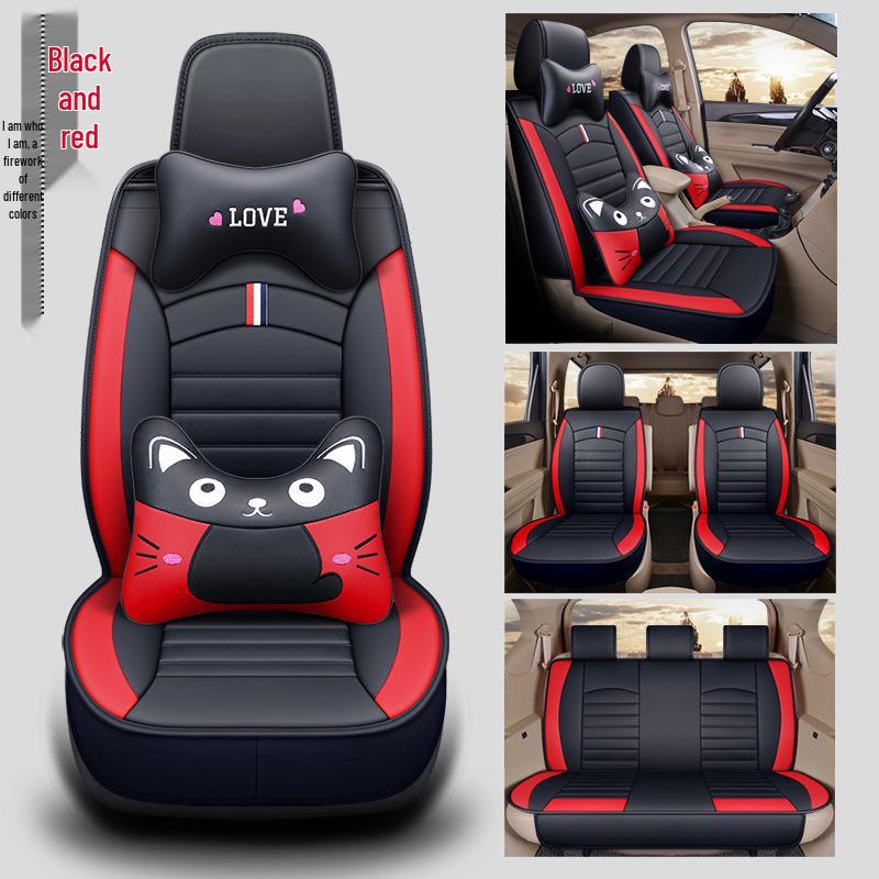 Four-Season Full-Coverage Seat Cushion for Seven-Seat Vehicles: Compatible with Wuling Hongguang S, Baojun 730, Weiwang M50f