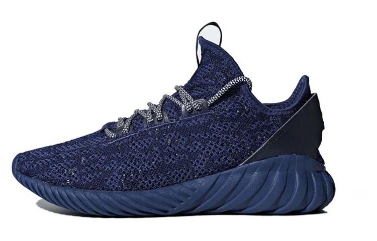 Adidas Originals Tubular Doom Sock Primeknit Индиго Легендарные Чернила Ткань Нескользящая Легкая Нескользящая Легкая cq0942 36⅔