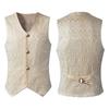 Îmbrăcăminte Medievală pentru Bărbați Retro Casual Vestă Halloween Jachetă Smoking Costum Medieval fără Mâneci Rever Gentleman Petrecere Renaștere Redingotă