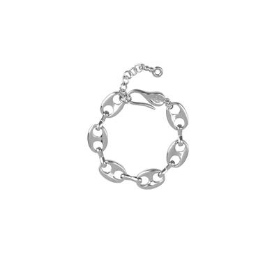 Lowool Silver Big Pignose Chain Bracelet