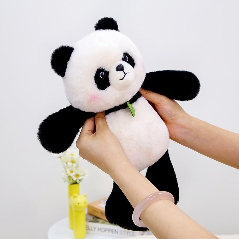 New long-legged panda doll cute simulation giant panda plush toy for Children's Day birthday gift