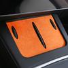 For Tesla 2018- Model 3 Highland Y Juniper Made of Alcantara Wireless Charge Panel Trim Sticker Cup Mat Car Interior Accessories