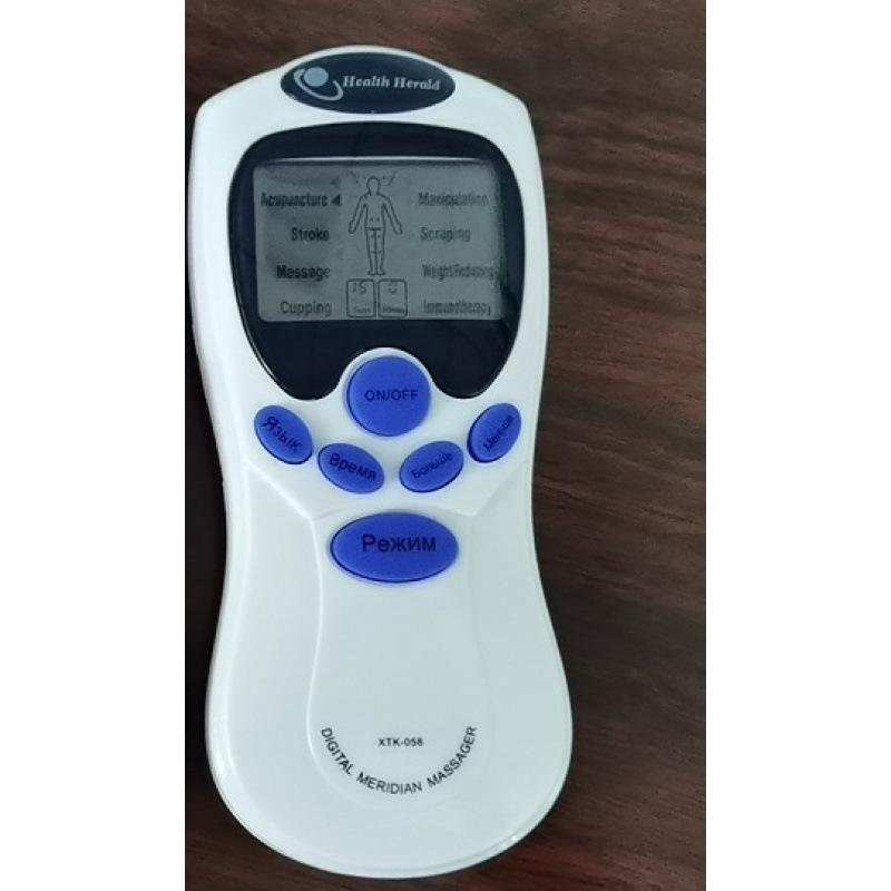 Multifunctional Digital Massager, Chinese and English Cross-border Meridian Therapy Instrument, Electronic Pulse Massager