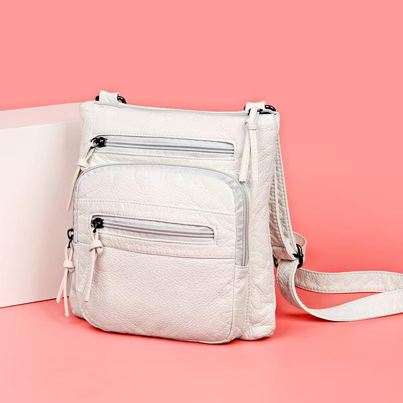 Exquisite Pu Crossbody Shoulder Mobile Phone Bag, Casual Elegant And Simple Solid Color Classic Design, Practical, Suitable for Commuting And