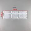 Shiny English Alphabet Keychain Silicone Epoxy Resin Mold DIY Keychain Pendant Jewelry for Luggage Tags Bag Accessories