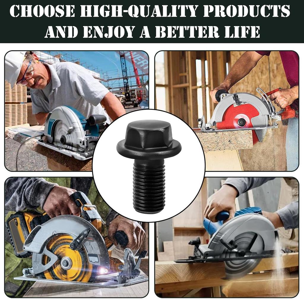 2610000050 Blade Nut Bolt, Circular Saw Replacement for Skil Blade Bolt HD77, HD77-72, HD77M, SHD77, Bosch 1677M, 1677MDT, 1677C-100 Reverse Threaded