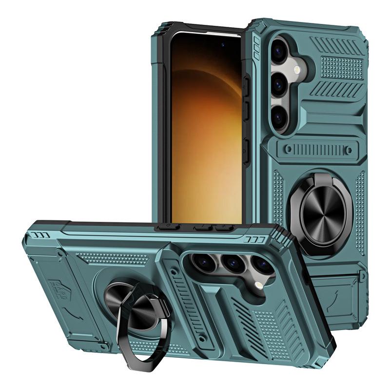 Samsung S25FE Phone Case with Card Slot, Compatible with A17, A26, A56, S24, A25, A35, S23+