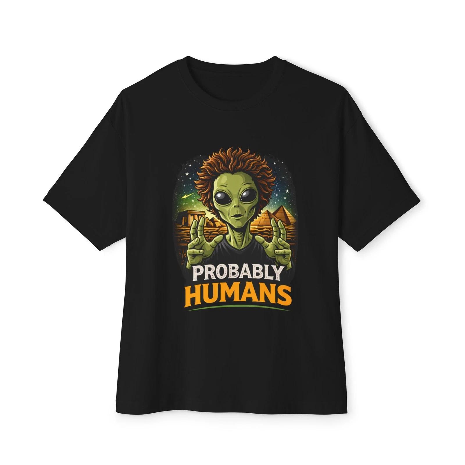 Alien Character  Probably Humans  Children s Children s T  Children s T-shirt | UFO Pyramid Illustration 110