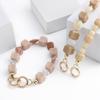 DIY Decoration Acrylic Beads Bag Chain Replaceable Lanyard Bag Charms Accessory Metal Chain Key Chain Handle Chain Bag Ornament