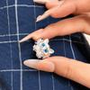 Open Band Open Ring Adjustable Fit Index Finger Ring Elegant Cat Open Ring  Gift for Cat Lovers