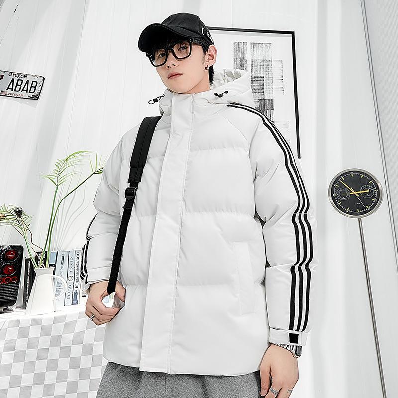 Autumn and Winter Bread Suit Men's Thickened Cotton Jacket Windproof Warm Standing Collar Cotton Jacket Versatile Couple Cotton Jacket