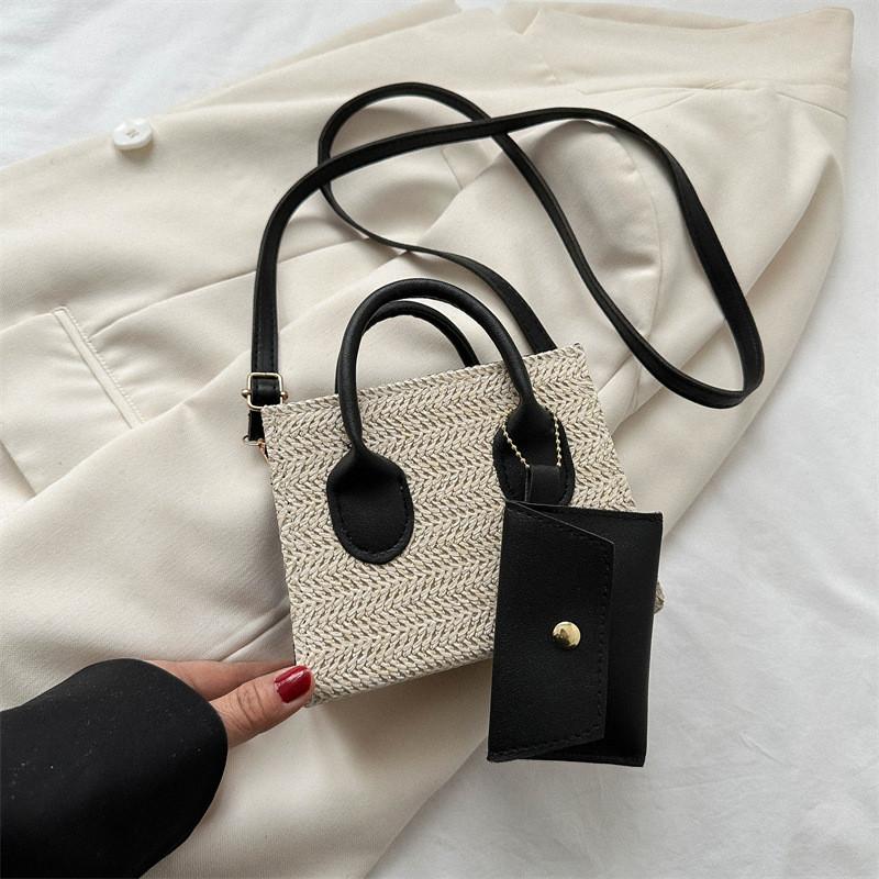 

Stylish Vintage Crossbody Bag For Women Perfect For Casual Fall Outings In Black White Brown And Khaki Colors чёрный