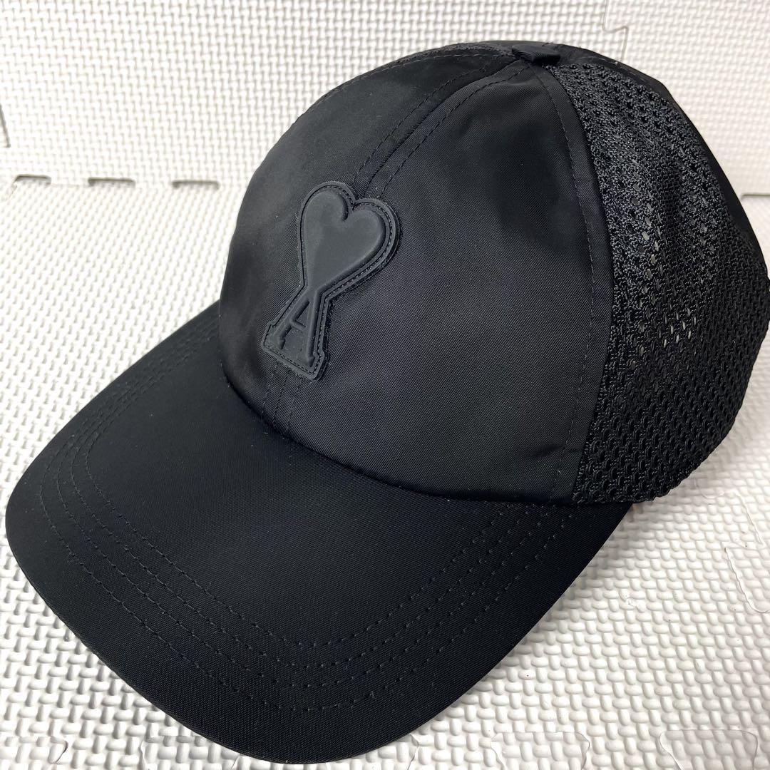 

[Б/У] AMI PARIS Кепка из сетки с логотипом в виде сердца