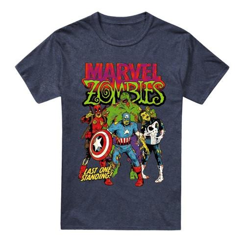 Marvel Zombies Unisex Erwachsenen Letzter Überlebender Heather T-Shirt