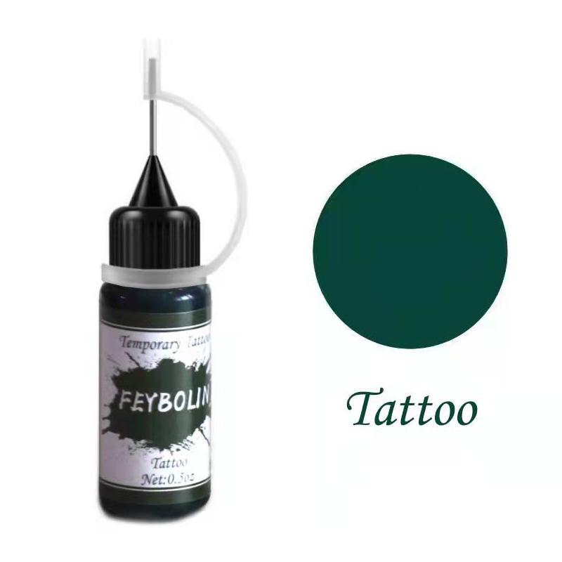 Temporary Tattoo Indian Henna Tattoo Ink Body Art Paint Semi-Permanent Makeup Pigment No Pain Eyebrow Eyeliner Beauty Supply Diy