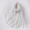 Large Size Pleated Hijab Scarf For Women Muslim Daily Wear