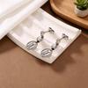 Rhinestone-Embellished Titanium Steel Jewelry Set: 18K Gold Necklace, Bracelet & Earrings for Women