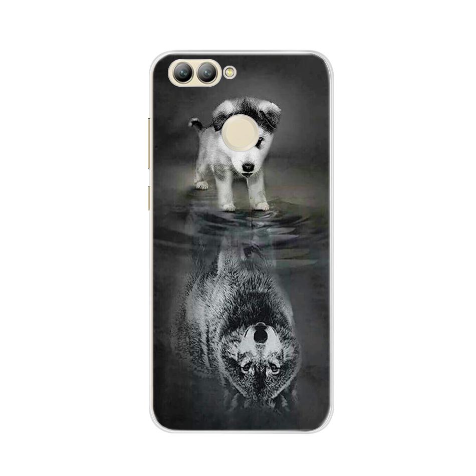 For Huawei Nova 2 Case Silicone Soft TPU Cute Cat Phone Cases For Huawei Nova 2 Nova2 Case Cover For Huawei Nova 2 PIC-LX9 Funda