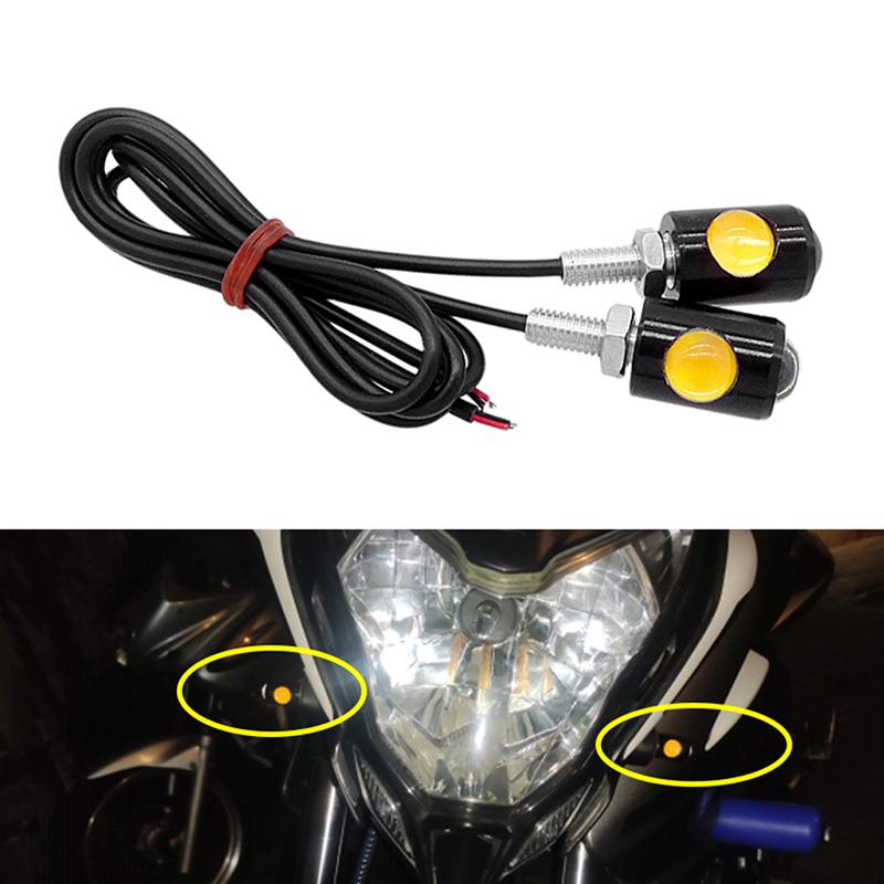 Śruba do tablicy rejestracyjnej motocykla LED Super Bright Tail Light Brake Mgła