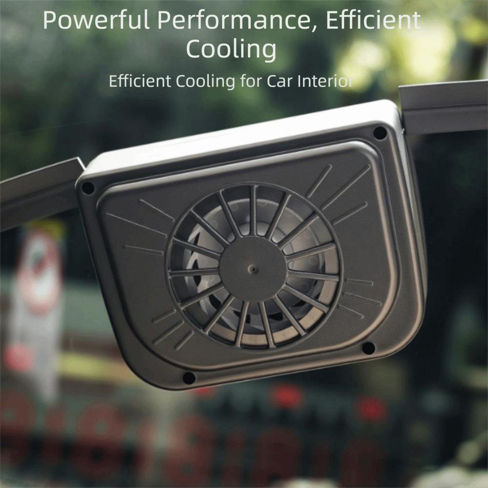 Energy Saving Solar Powered Fan Portable Window Fan Cooling Car Exhaust Fan Vehicle Use
