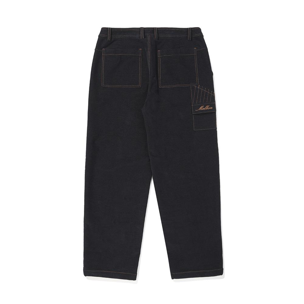 MALBON GOLF Denim-Like Relaxed Fit Pants Blue (Man)