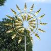 Modern Minimalist Wrought Iron Outdoor Garden Windmill Ornaments