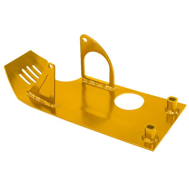 Aluminum Motorcycle Skid Plate Lower start motor Engine Case Protector For monkey XR50 Z50 CRF50 50cc-140cc bike Pit Dirt Bike золотой