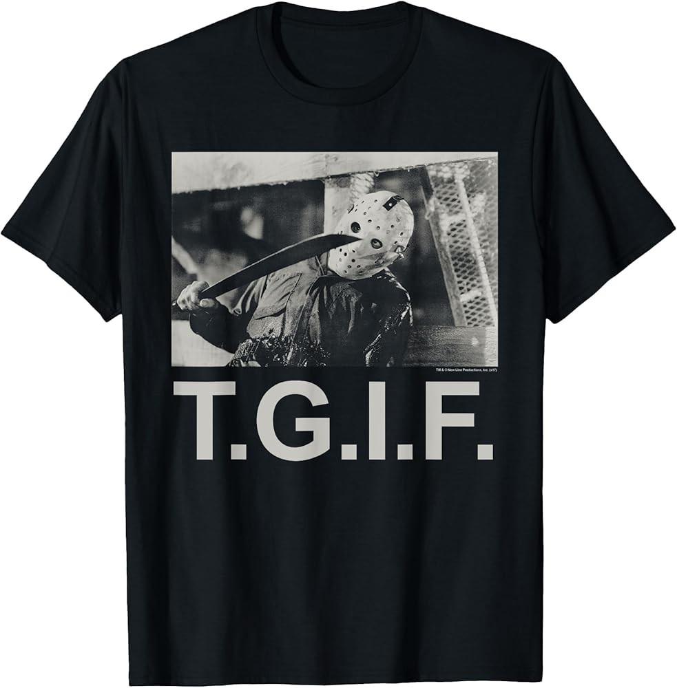 Friday The 13th Jason TGIF TShirt Unisex T-Shirt XL