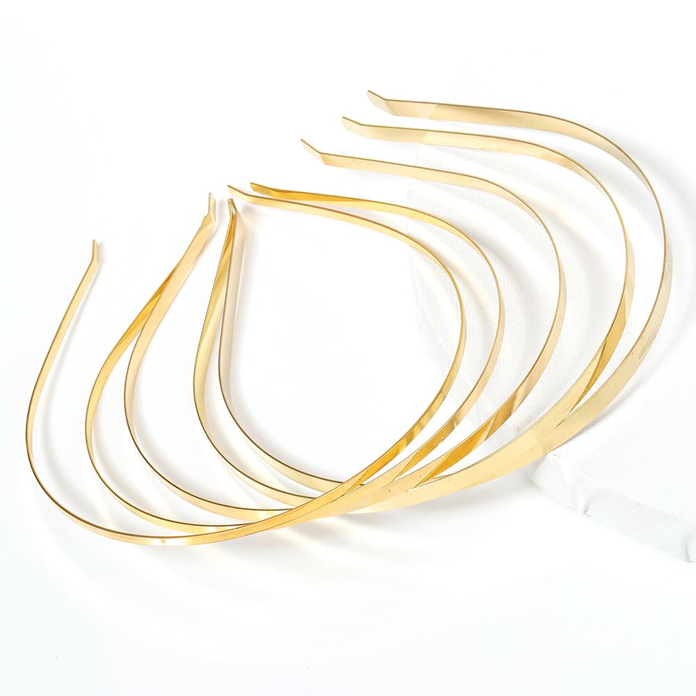 5pcs Metal Head Band Hairwear Hair Bands Blank Base Setting for Women Wedding Headwear Headband Jewelry Making Components DIY