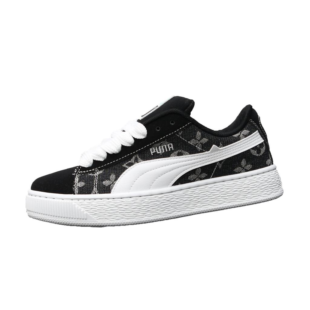 Black Dexun Spring and Autumn New Bread Shoes Couple Sports Non-slip Board Shoes Lightweight Student Y