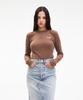 M.M.M Bodysuit Long Sleeve_Brown