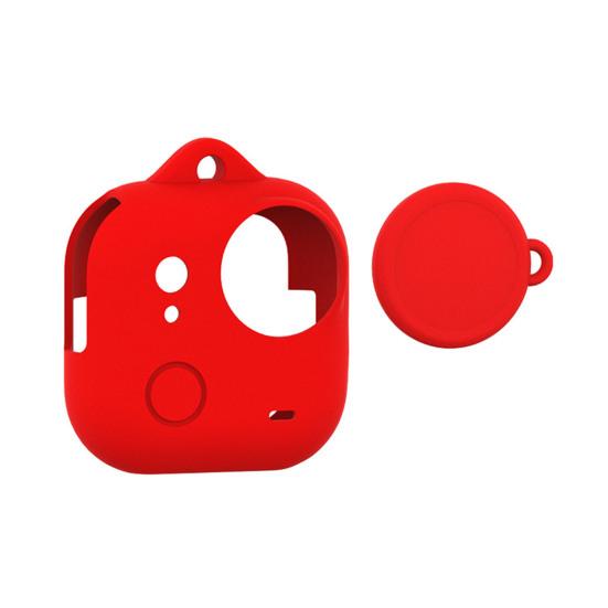 Silicone Protective Case for Insta360 GO Ultra Shockproof Action Camera Protector Cover Skin Shell with Lens Cap Sports Camera Accessories