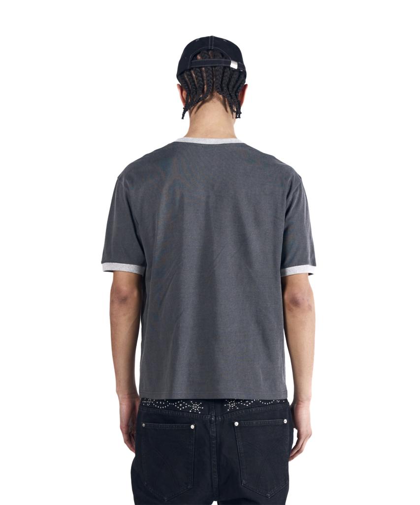 AAKAM Bad Horse Ringer Top (Dark Gray)