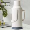 Large Capacity Insulated Thermos for Students & Dorms - Classic Plastic Design