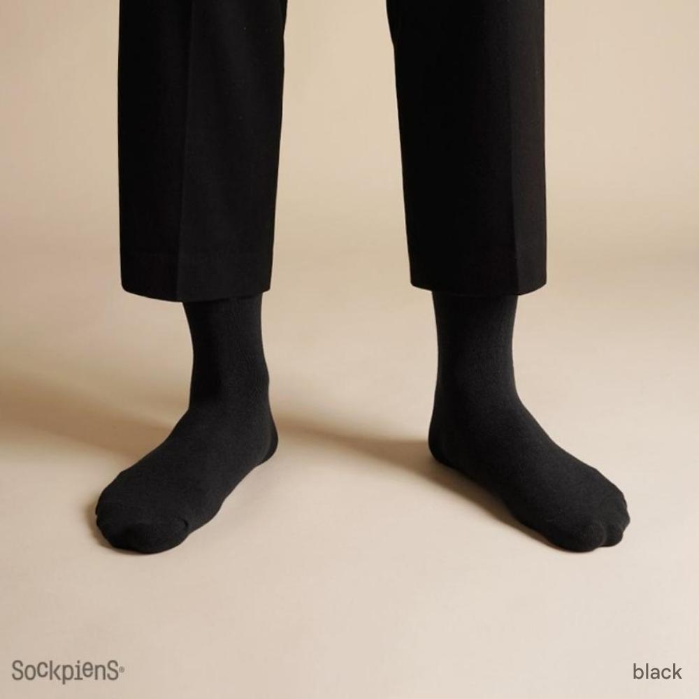 Chaussettes mi-mollet pour hommes Sockpiens[7~10(NOUS)6.5~9.5(Royaume-Uni)40~43(UE)] Ensemble de 8 paires