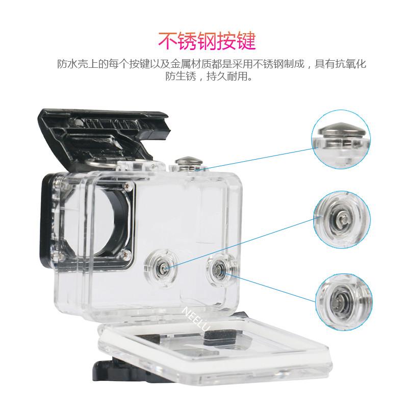 Go Pro Accessories Waterproof Housing Case for Gopro Hero 3+ / 4 Underwater Diving Protective Cover