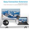 2PCS HDMI Extension Cable 12cm 4K HDMI Extender Male to Female HDMI Cable Adapter Compatib
