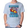 Unisex Crew Neck T-Shirt Hippo Moo Year Graphic Short Sleeve Casual Tee