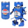 Transforming Internet Celebrity Cola Robot Mecha Toy for Kids